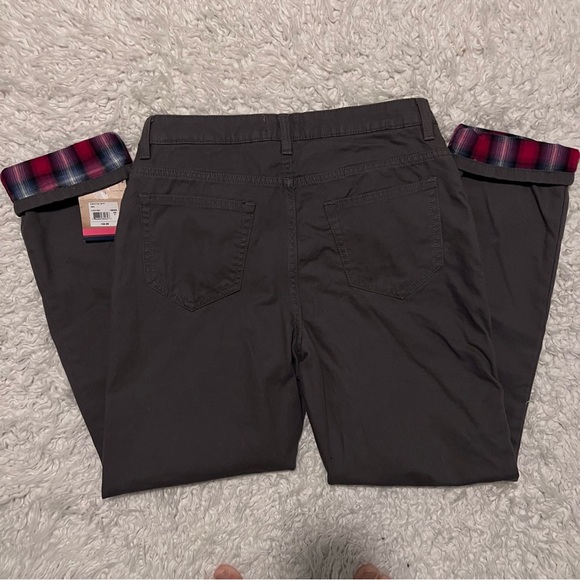 NWT BLUE MOUNTAIN FLANNEL LINED PANTS SIZE 8 - Picture 3 of 5